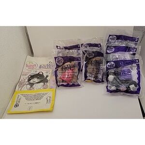2008 McDonalds FurReal Friends Happy Meal Plush Toy Lot #1 #2 #3 Sealed